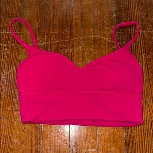 Lululemon align sweetheart bra pink size 4 preowned but not really worn